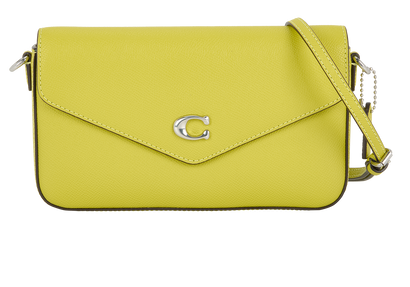 Wyn Crossbody, &pound;95, Handbags, Green, Leather, Front view